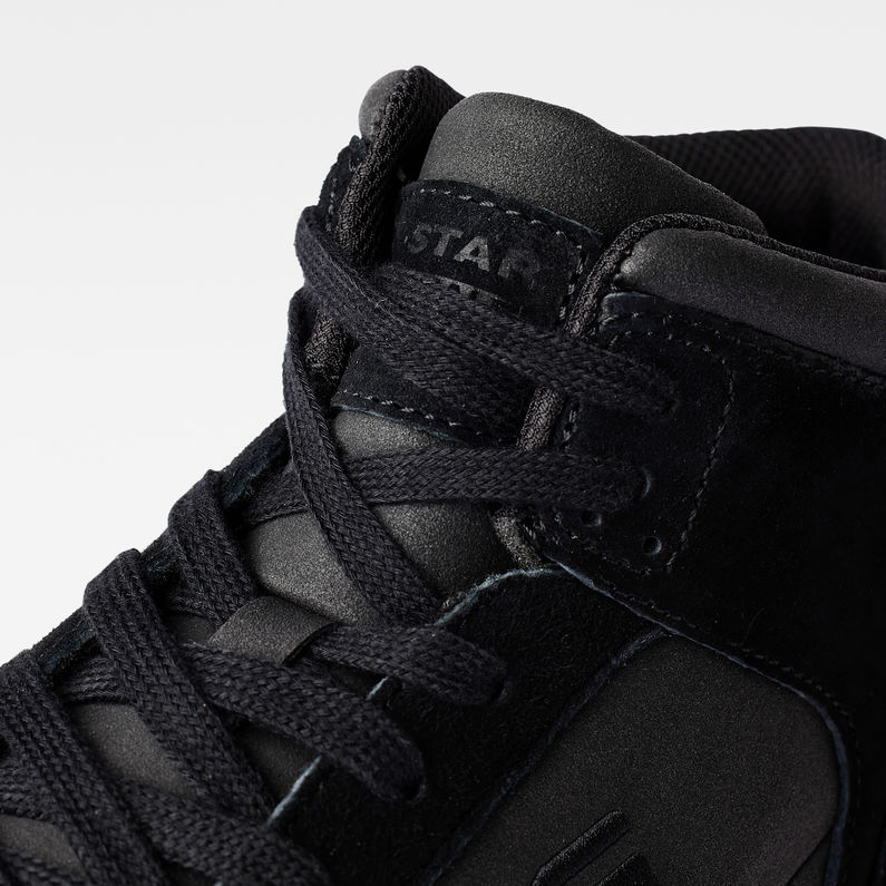 G-Star RAW® Attacc Mid Tonal Blocked Sneakers Black detail