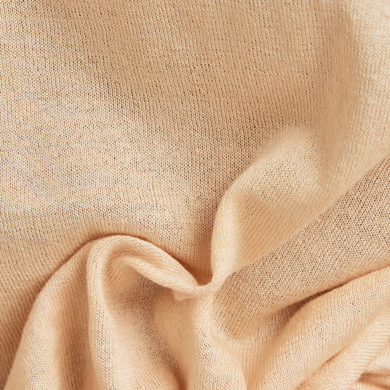 G-STAR® Gebreide Ronde Hals Trui Core Beige