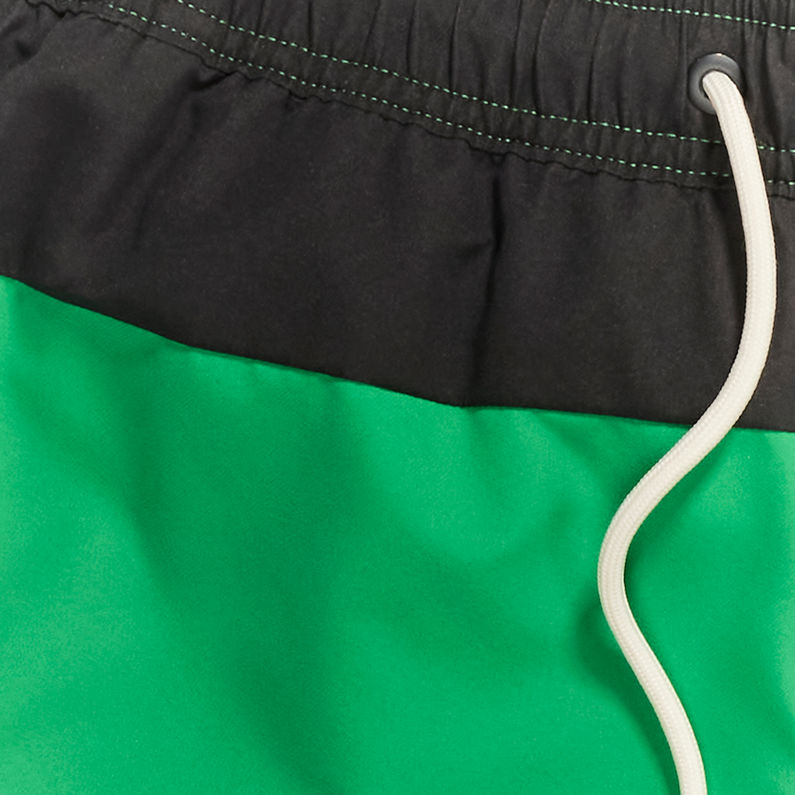 G-STAR® Short De Bain Carnic Graphic Vert fabric shot