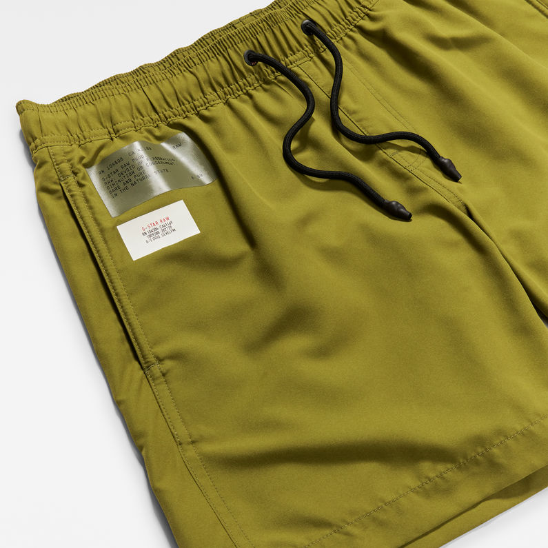 G-STAR® Bañador Dirik Solid Artwork Verde detail shot