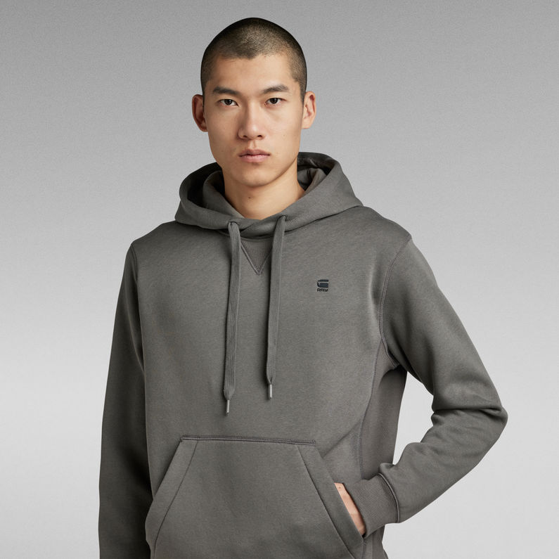 G-STAR® Premium Core Hooded Sweater Grey