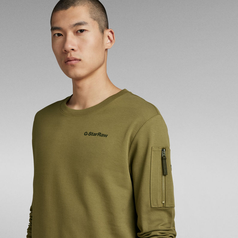 G-STAR® Sweat Lightweight Sleeve Pocket Relaxed Vert