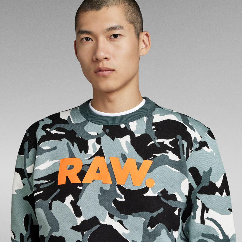 Camo RAW Sweater | Multi color | G-Star RAW® LU