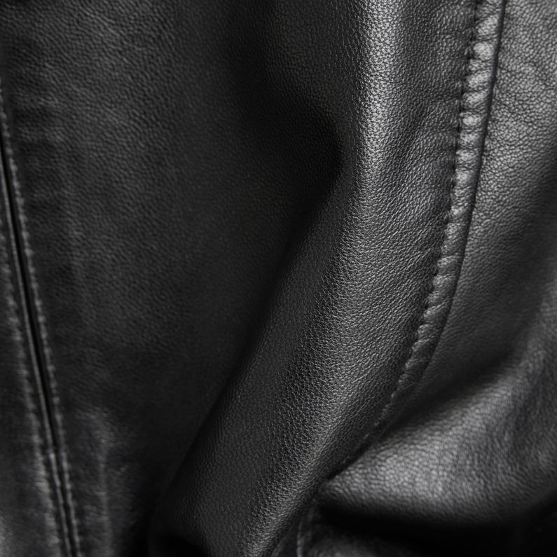 G-Star RAW® Caban Y2K Leather Noir
