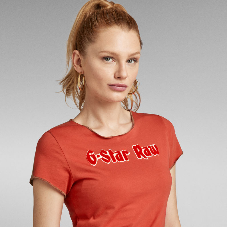 G-Star RAW® Y2K Slim Artwork Tee Red