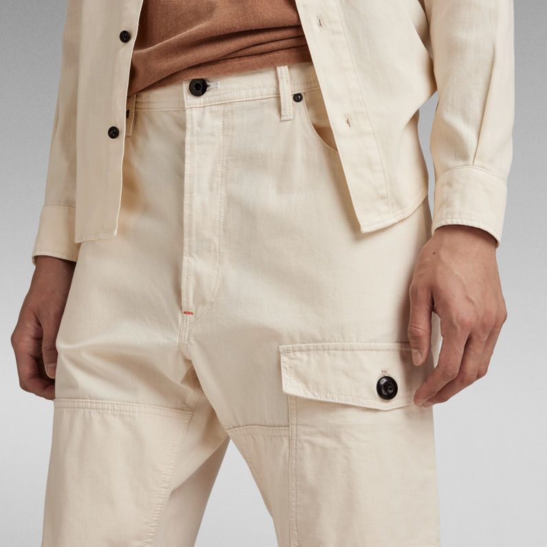 G-Star RAW® Premium Bearing 3D Cargo Pants White