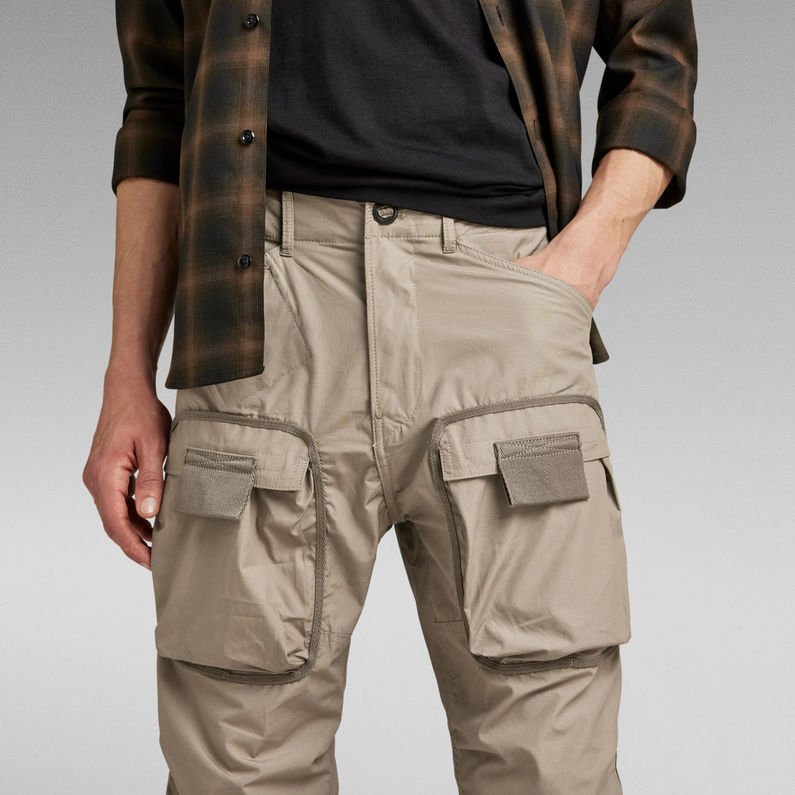 G-Star RAW® Pantalon Cargo 3D Regular Tapered Beige
