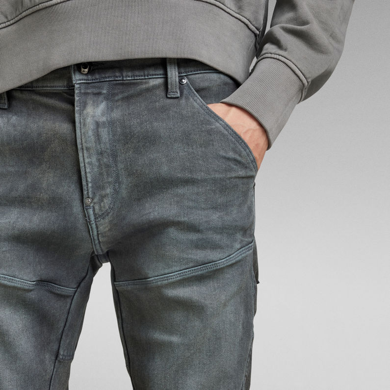 5620 3D Zip Knee Skinny Jeans | Dark blue | G-Star RAW® ZA