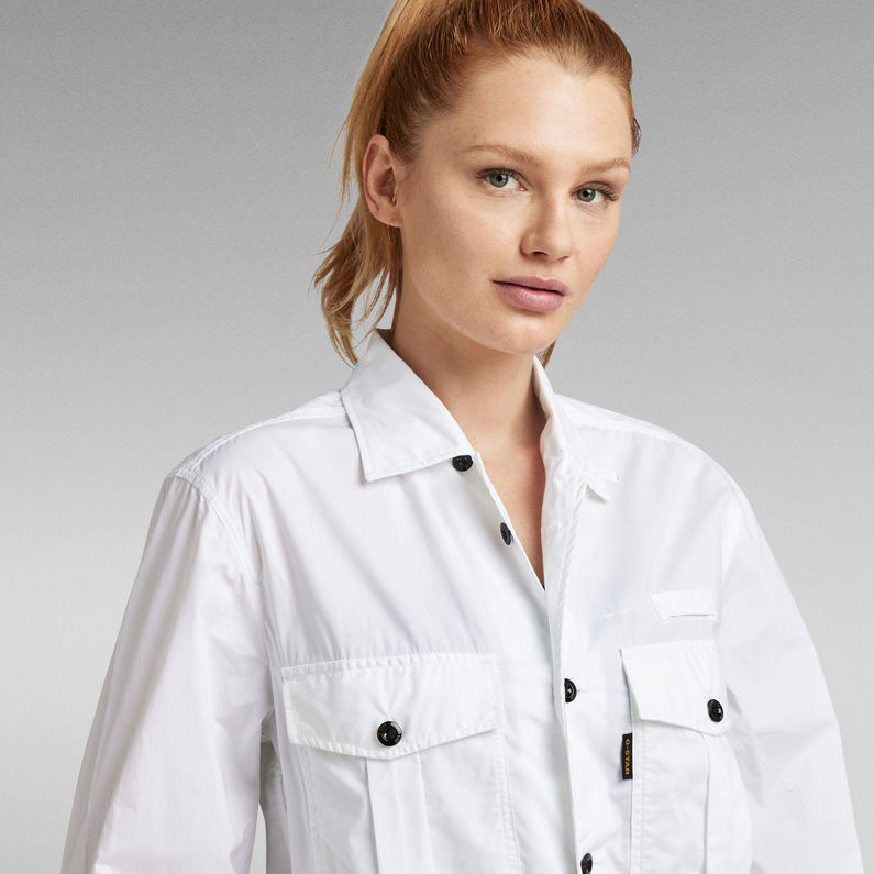 G-STAR® Officer Boyfriend Shirt Blanco