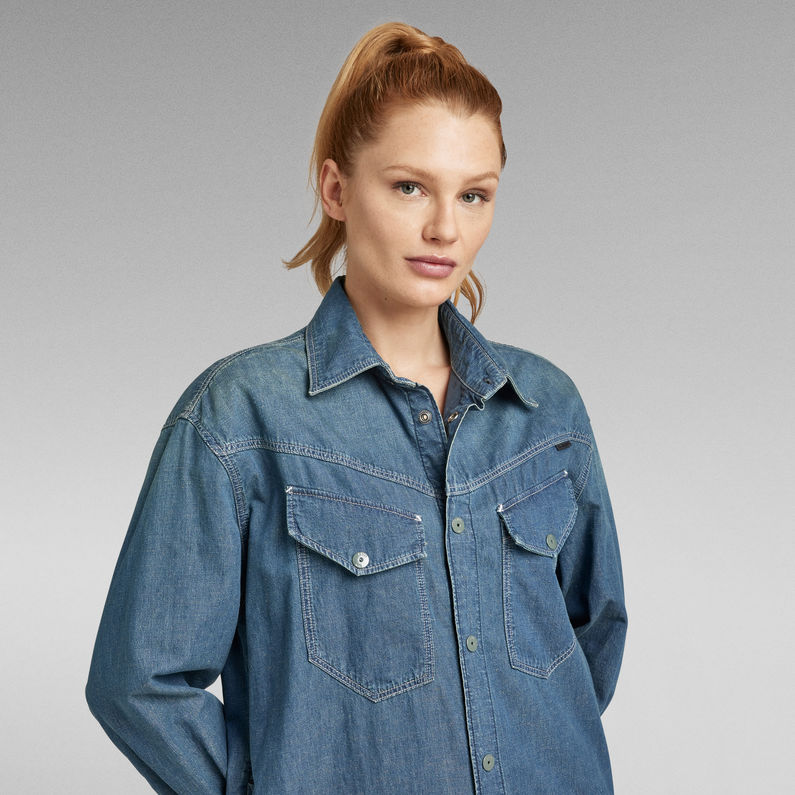 g-star-long-western-shirt-dress-evergreen-medium-blue