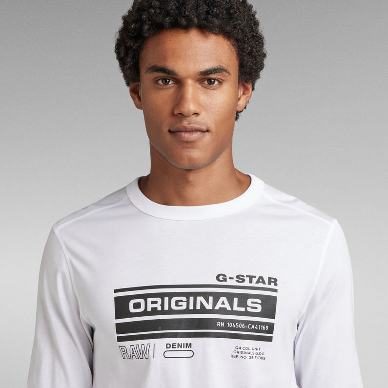Konflikt Adgang generation Originals T-Shirt | White | G-Star RAW® US
