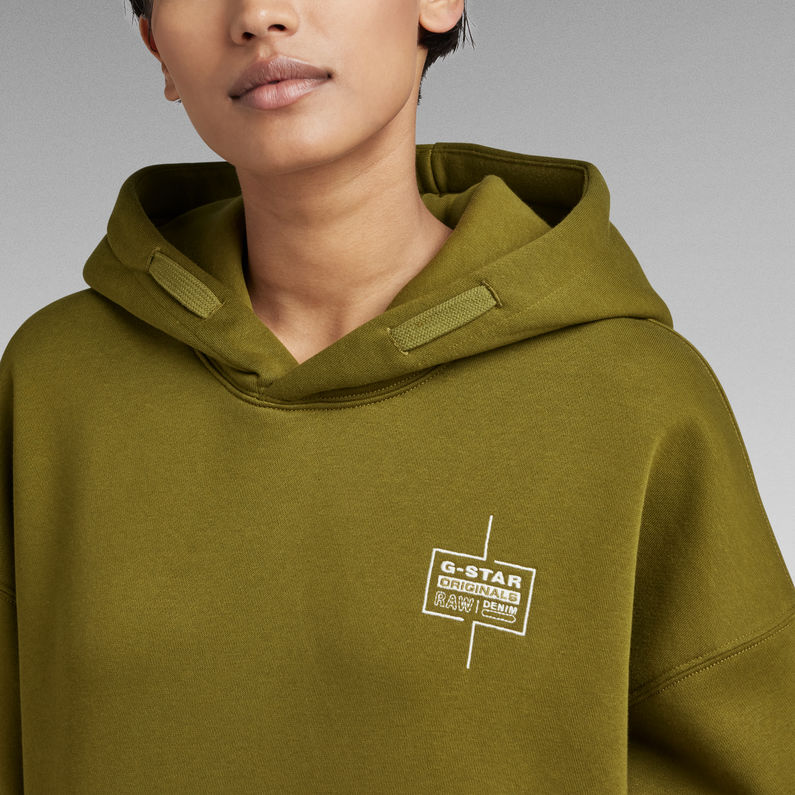 G-STAR® Unisex Core Loose Hoodie Green