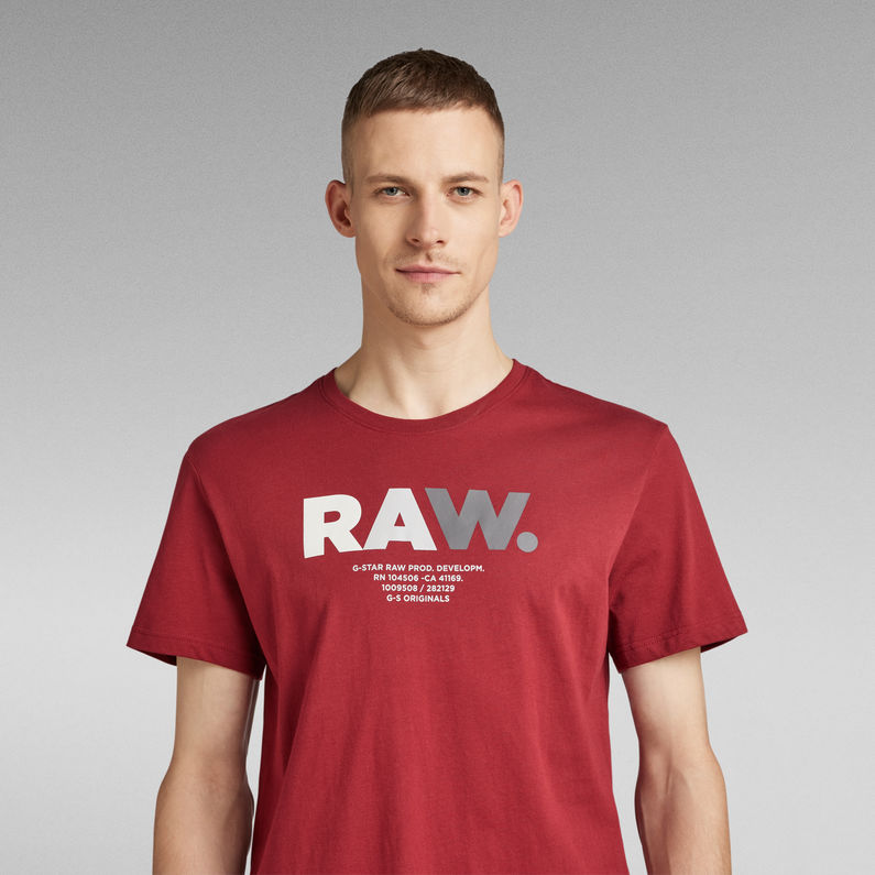 G-Star RAW® Multi Colored RAW. T-Shirt Red