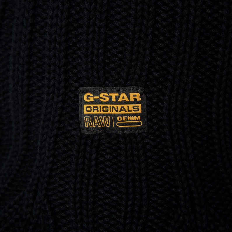 G-STAR® Knitted Brimmed Mütze Schwarz