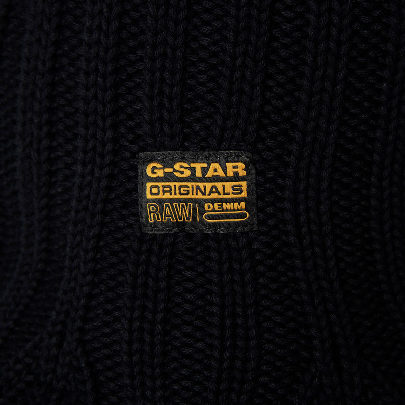 G-Star RAW® Knitted Brimmed Mütze Schwarz