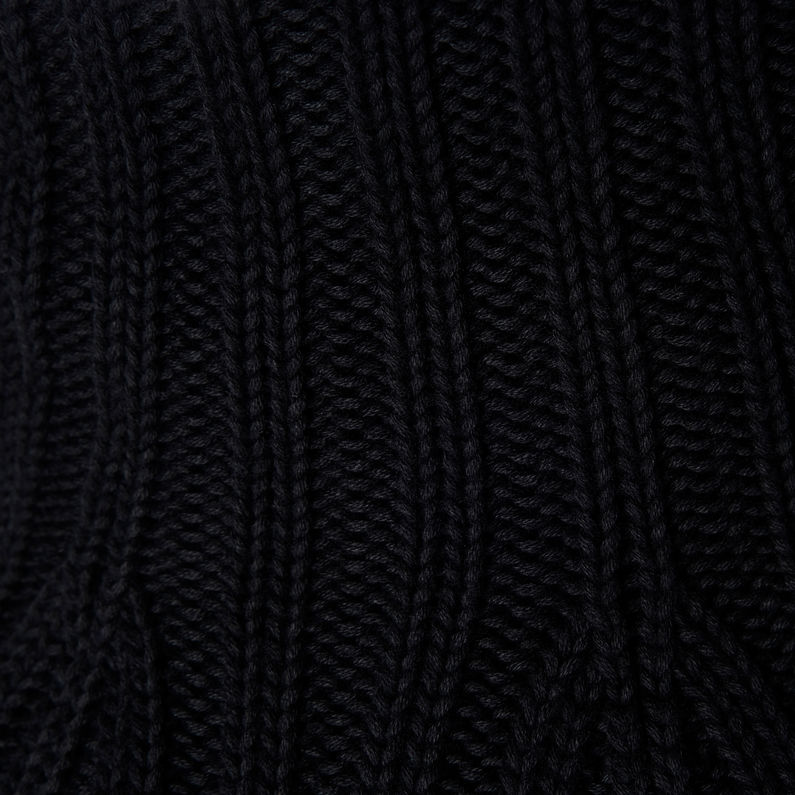 G-STAR® Knitted Brimmed Mütze Schwarz