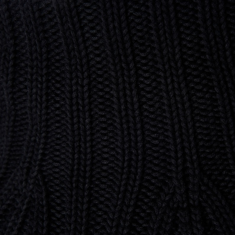 G-Star RAW® Gorro Knitted Brimmed Negro