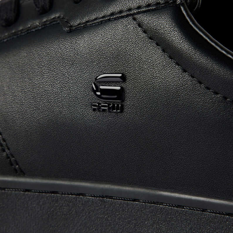 g-star-cadet-leather-denim-sneakers-black-detail