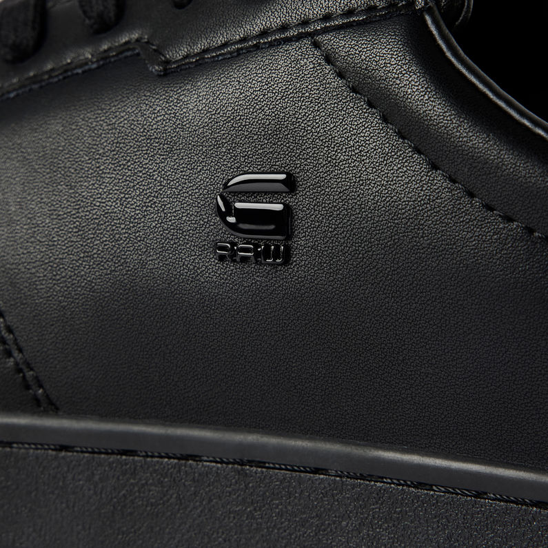 G-Star RAW® Baskets Cadet Leather Denim Noir detail