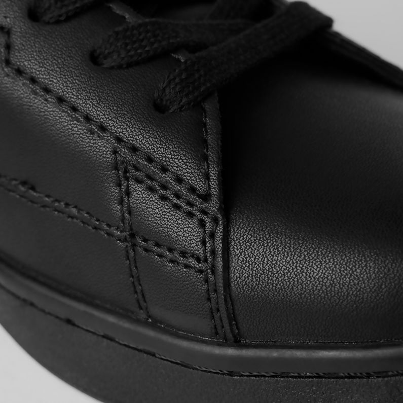 G-Star RAW® Cadet Leather Denim Sneaker Schwarz fabric shot