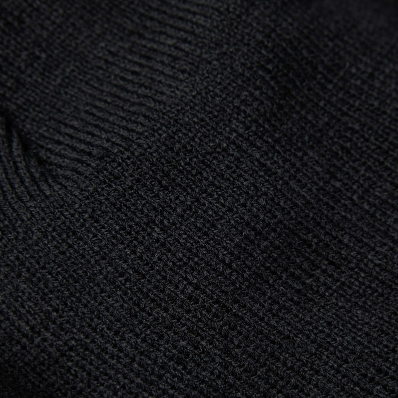 G-Star RAW® Bonnet Effo Long Noir fabric shot