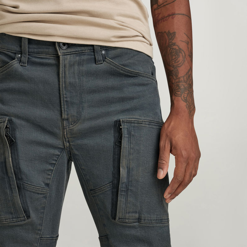 G-Star RAW® Denim Cargo 3D Skinny Jeans Grey