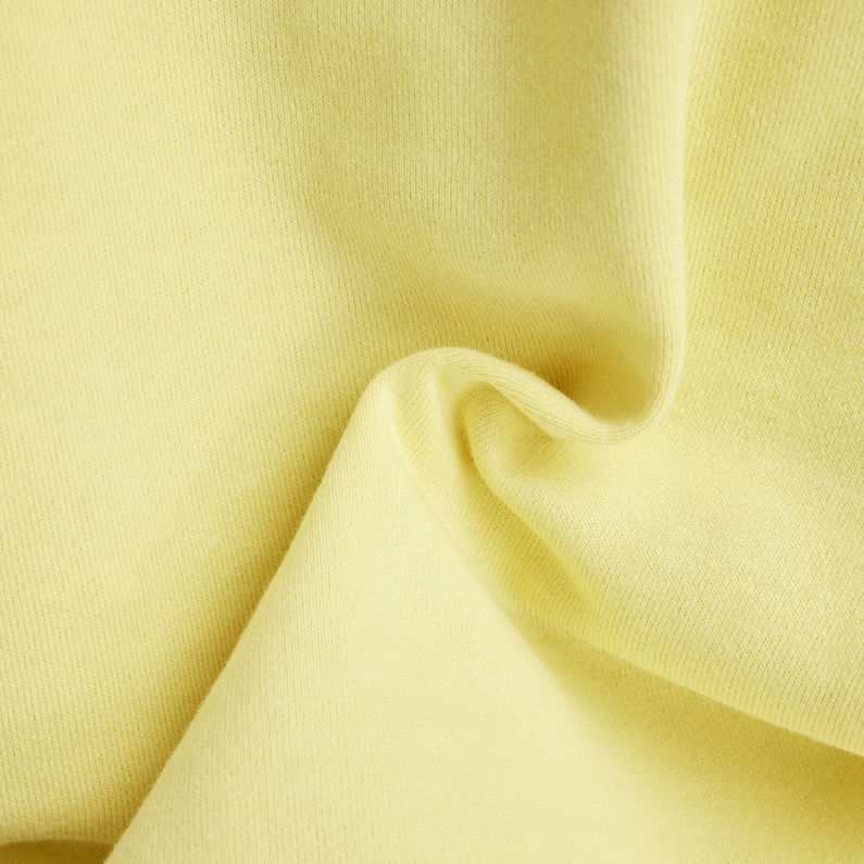 G-STAR® Sweat Puff Logo Print Crew Jaune