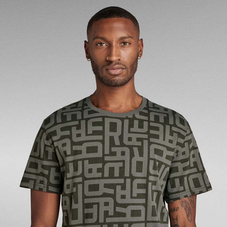 G-STAR® Faded Allover Print T-Shirt Multi color