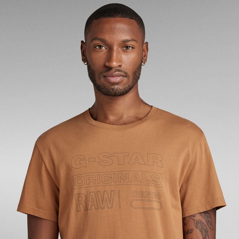 G-Star RAW® T-Shirt Originals Brun