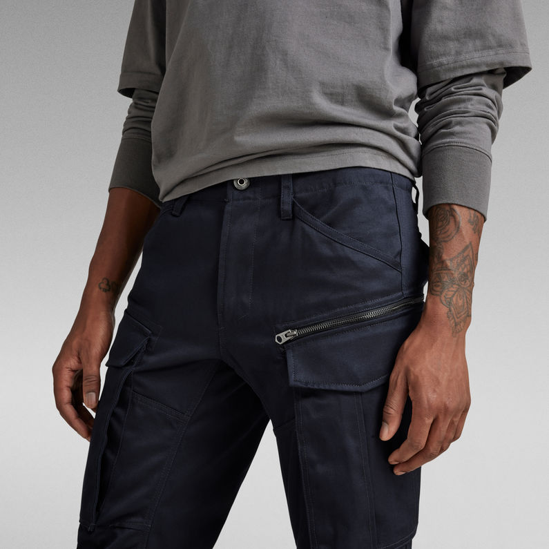 G-Star RAW® Pantalones Rovic Zip 3D Regular Tapered Azul oscuro