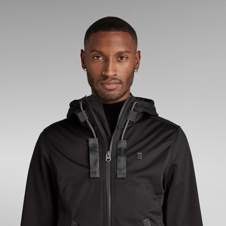 G-STAR® Batt Hooded Softshell Jacket Black