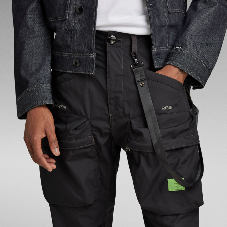 G-Star RAW® Pantalon cargo Relaxed Tapered Noir