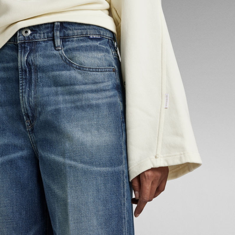 G-STAR® Jean Premium Deck Ultra High Wide Leg Bleu moyen