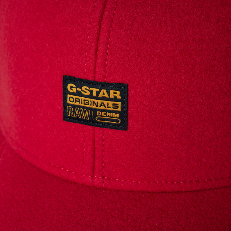 g-star-raw-casquette-de-baseball-originals-rouge