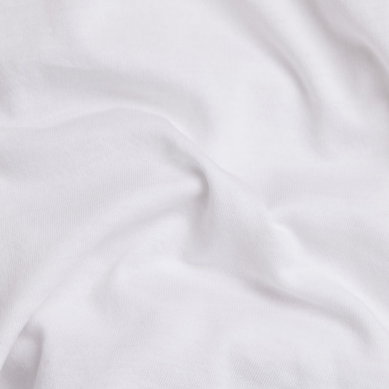 G-STAR® Top Lookbook Cropped Baby Sister Blanco