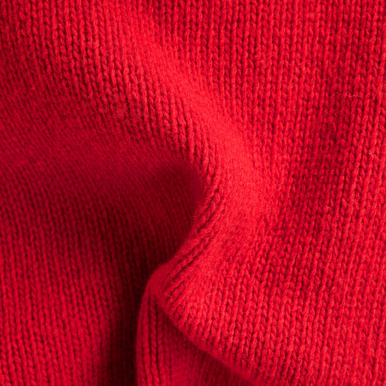 G-STAR® Chunky Loose Turtle Knitted Sweater レッド