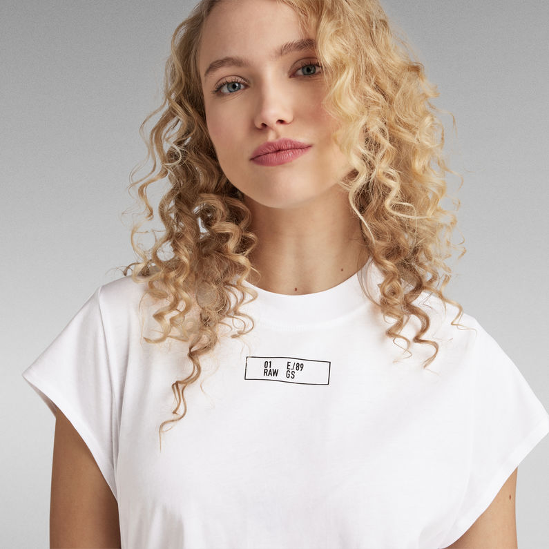 G-STAR® Haut Lash Cap Sleeve Tape Blanc