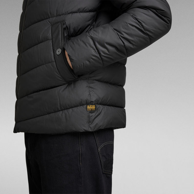 G-STAR® Attacc Quilted Hooded Jacket Black