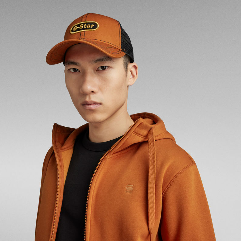 G-Star RAW® Premium Core Hooded Zip Sweatshirt Orange
