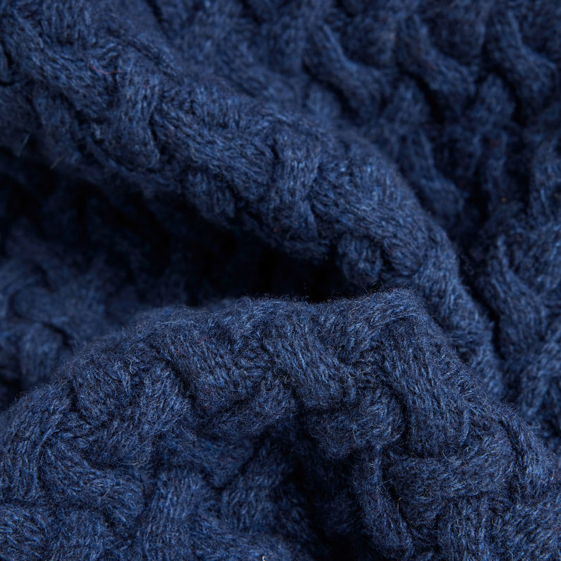 G-STAR® Chunky Loose Boat Knitted Sweater ミディアムブルー