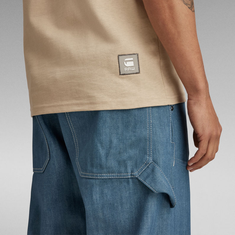 G-STAR® T-Shirt Premium Base Beige