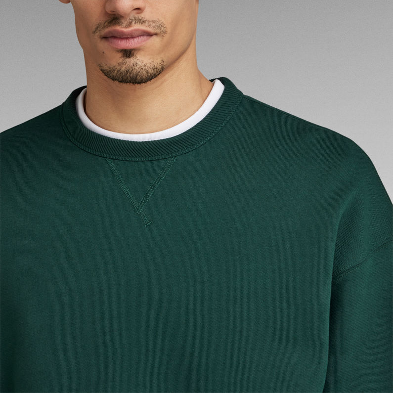 g-star-essential-unisex-loose-sweater-green