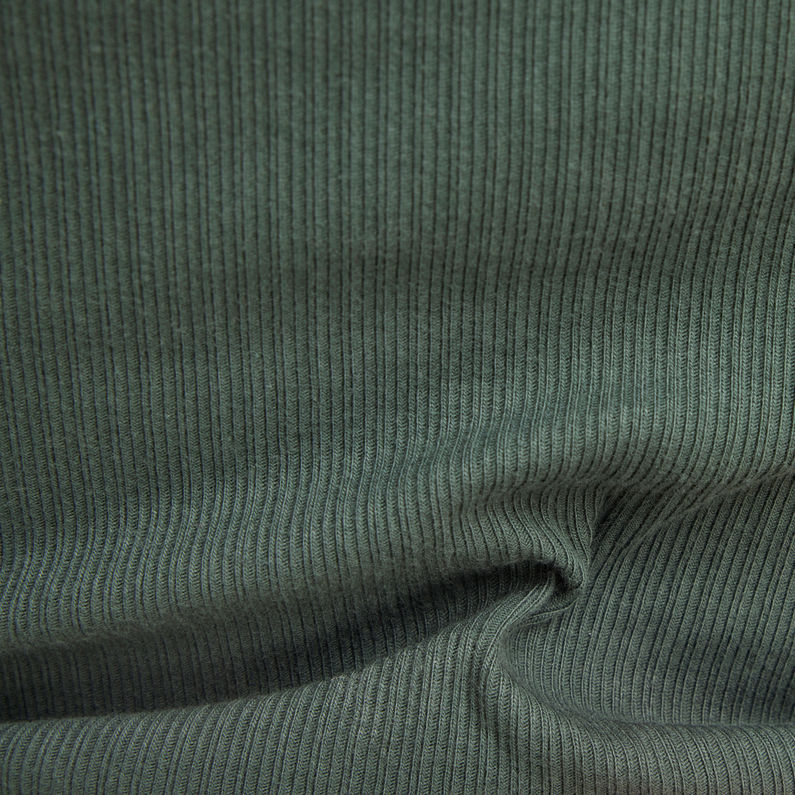 G-STAR® Slim Rib Henley Top Grijs
