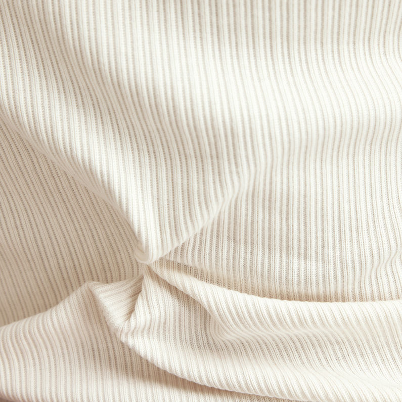 G-STAR® Slim Rib Mock Top ベージュ