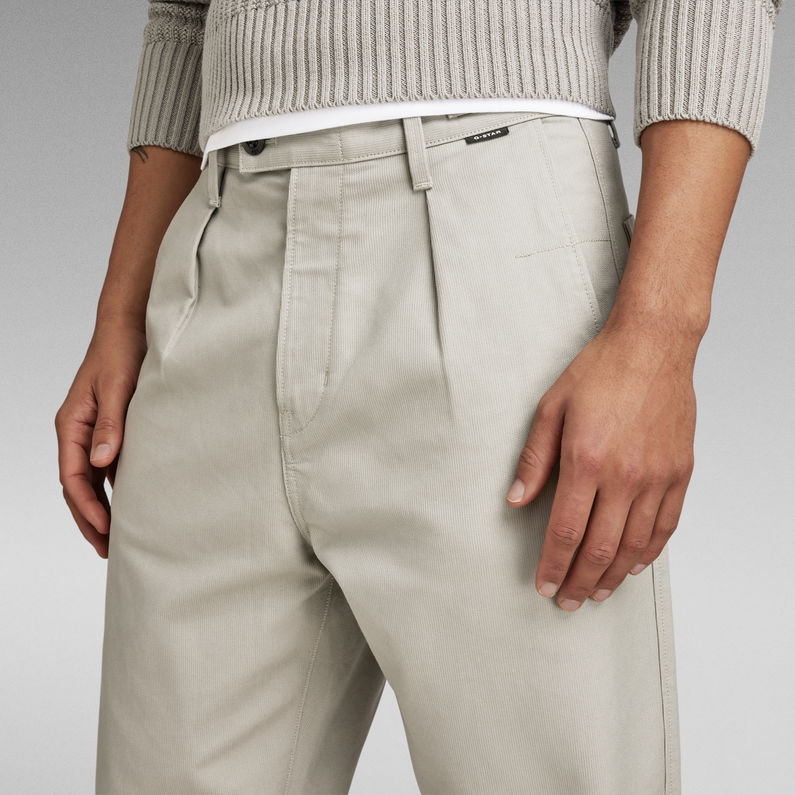 G-STAR® Pleated Chino Relaxed Grijs