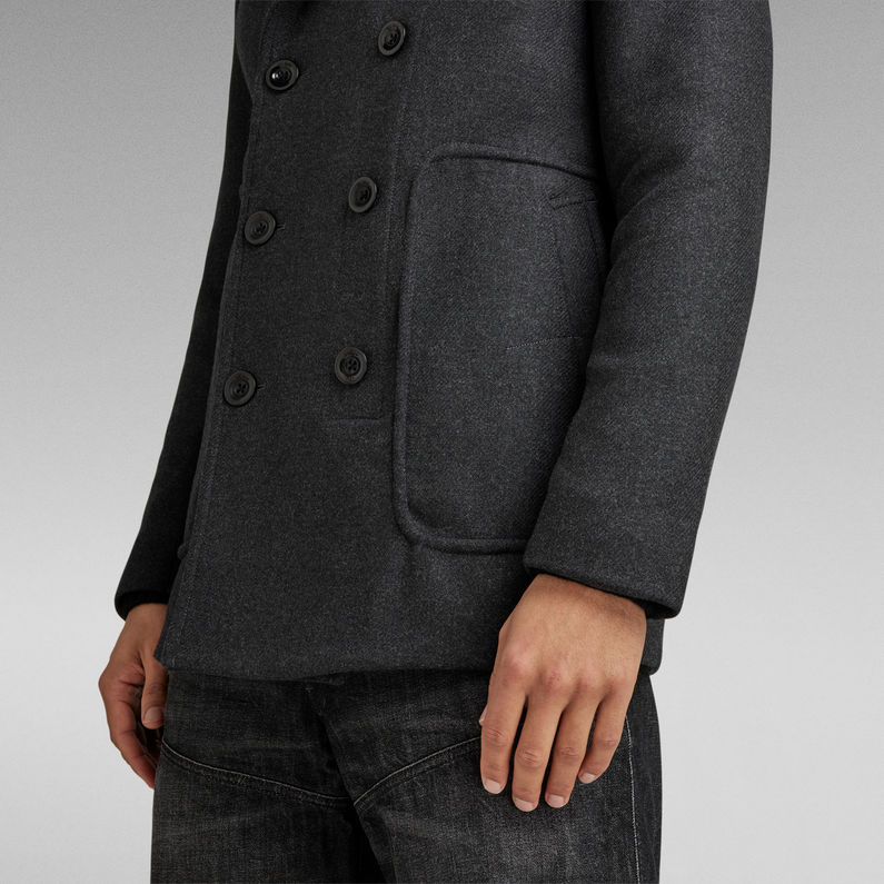 G-STAR® Premium Wool Peacoat Grijs