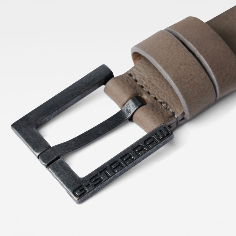 G-STAR® Ceinture New Duko Gris detail shot buckle