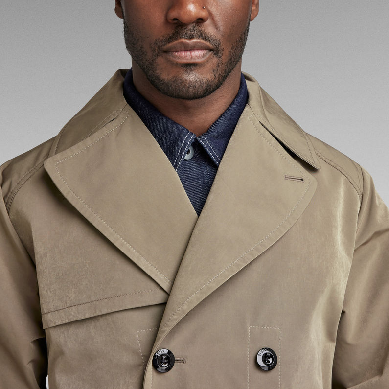 G-STAR® Dispatcher Cargo Trenchcoat Bruin