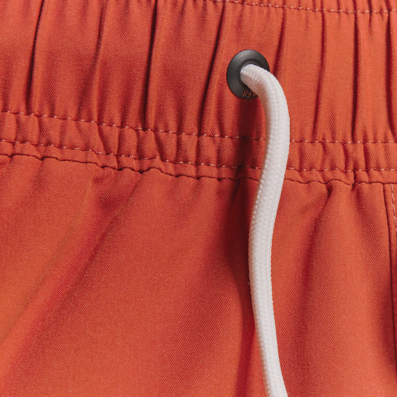 G-STAR® Dirik Solid Swim Shorts Orange detail shot
