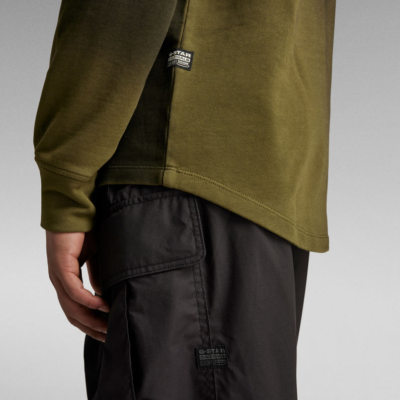 G-STAR® Hand Sprayed Lash Sweater Groen